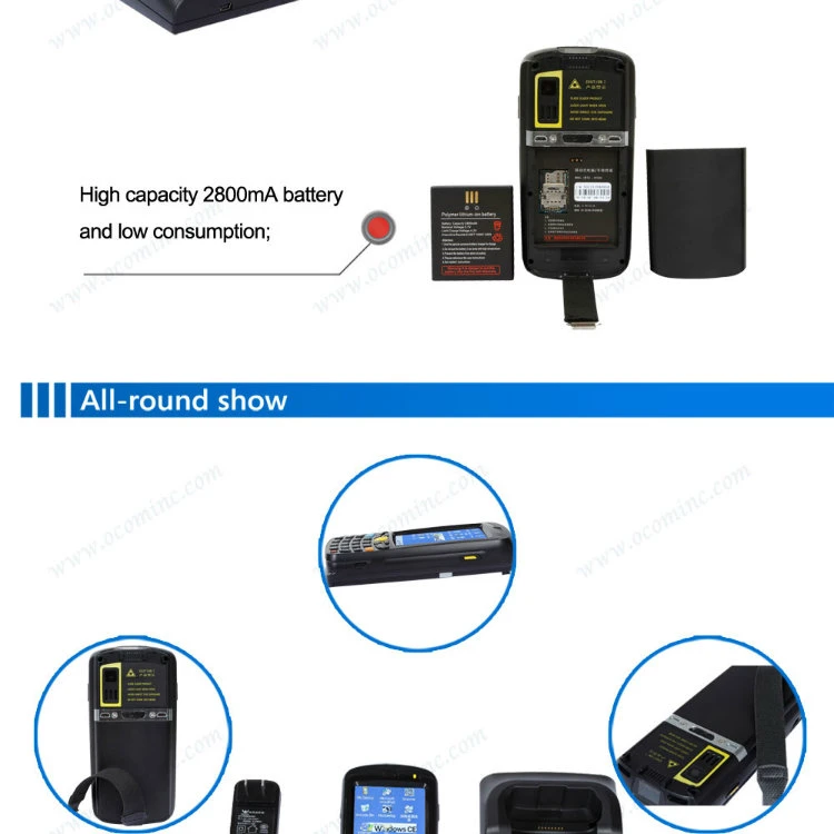 Handheld Windows Industrial Rugged PDA Data Collector and RFID Reader