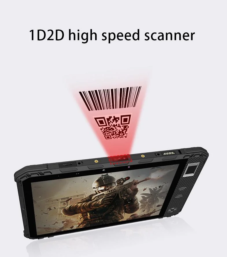 8inch Android 11 OS Tablet PC IP68 Waterproof Biometric Fingerprint Scanner NFC 4G 5g LTE Industrial Rugged Tablet PC