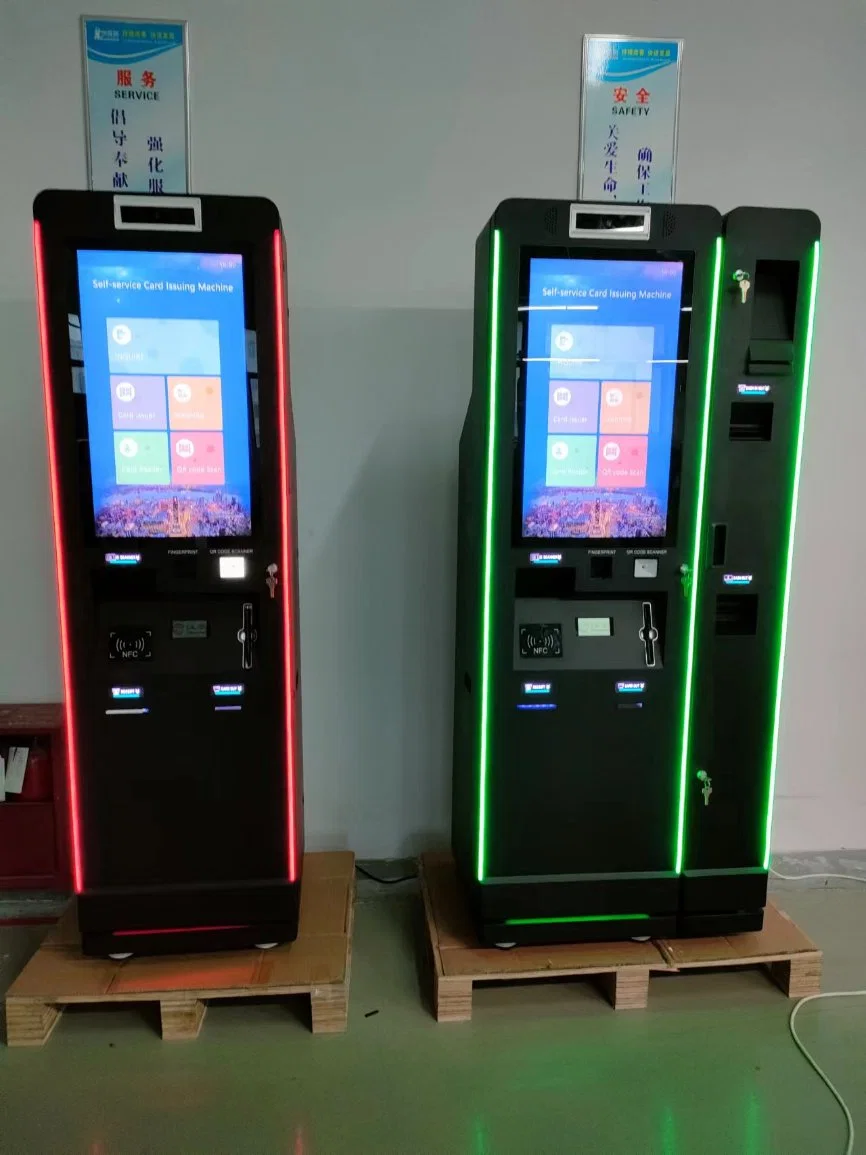 High Quality Customized Casino Voucher Scanner Facial Recognition Cash Saving Dispensing ATM Machine