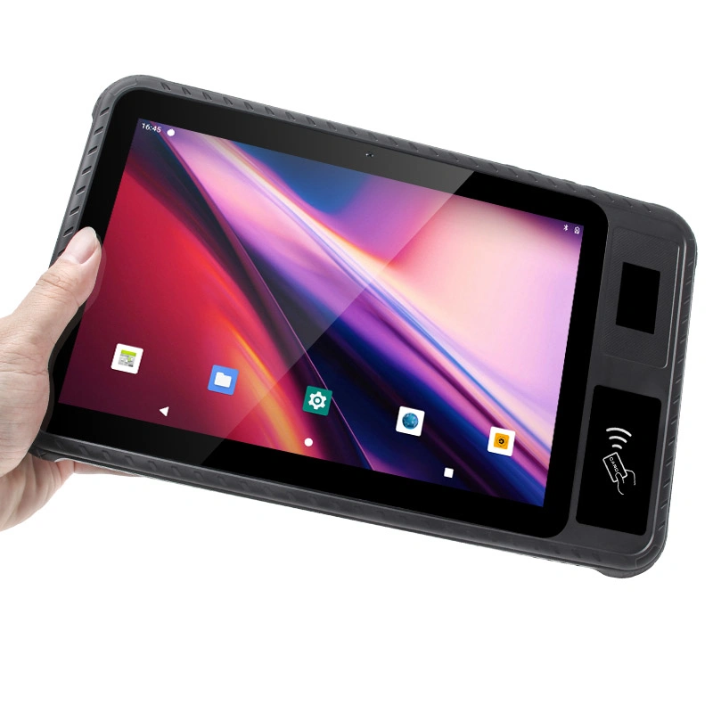 Utab R1022 Biometric Fingerprint Android IP65 Rugged Tablet with Front NFC Reader