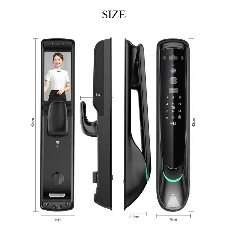 3D Face Recognition Fingerprint Password Smart Lock