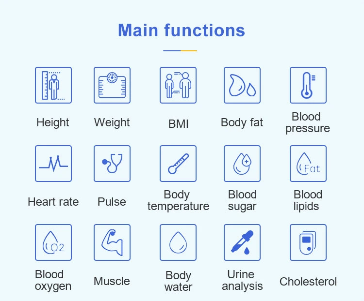 Intelligent Body Composition Health Check Integrated Kiosk