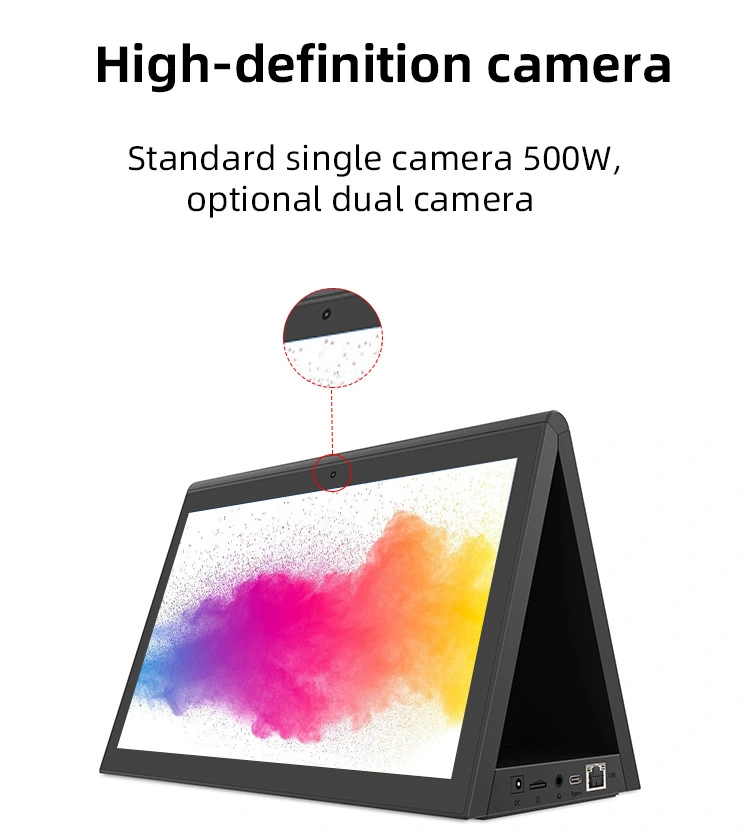 10.1 Inch HD Dual Display Face Recognition RJ45 Ethernet Digital Signage Android 8.1 Tablet PC