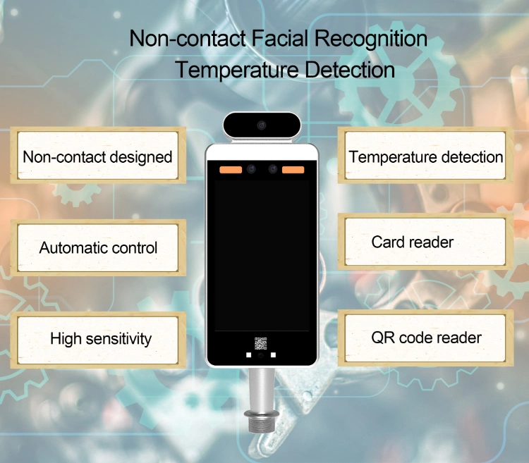 Face Recognition EU Health Qr Code Recognition and Temperature Detect