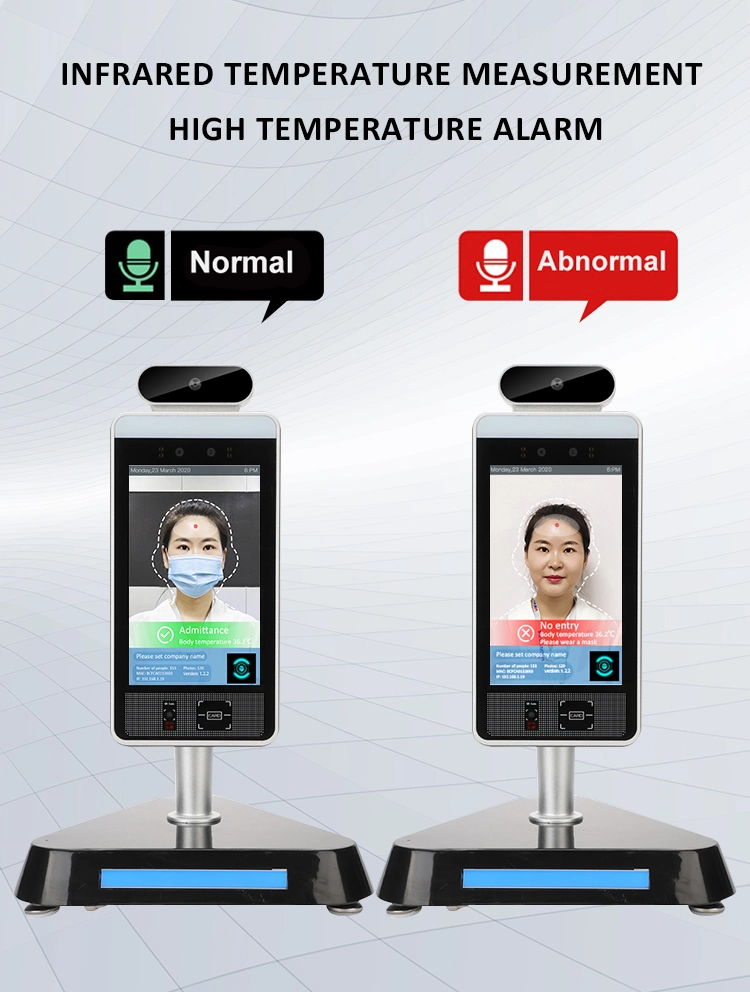 IR Temperature Measurement and Facial Recognition Temperature Scanner Body Thermometer Temperature Detection