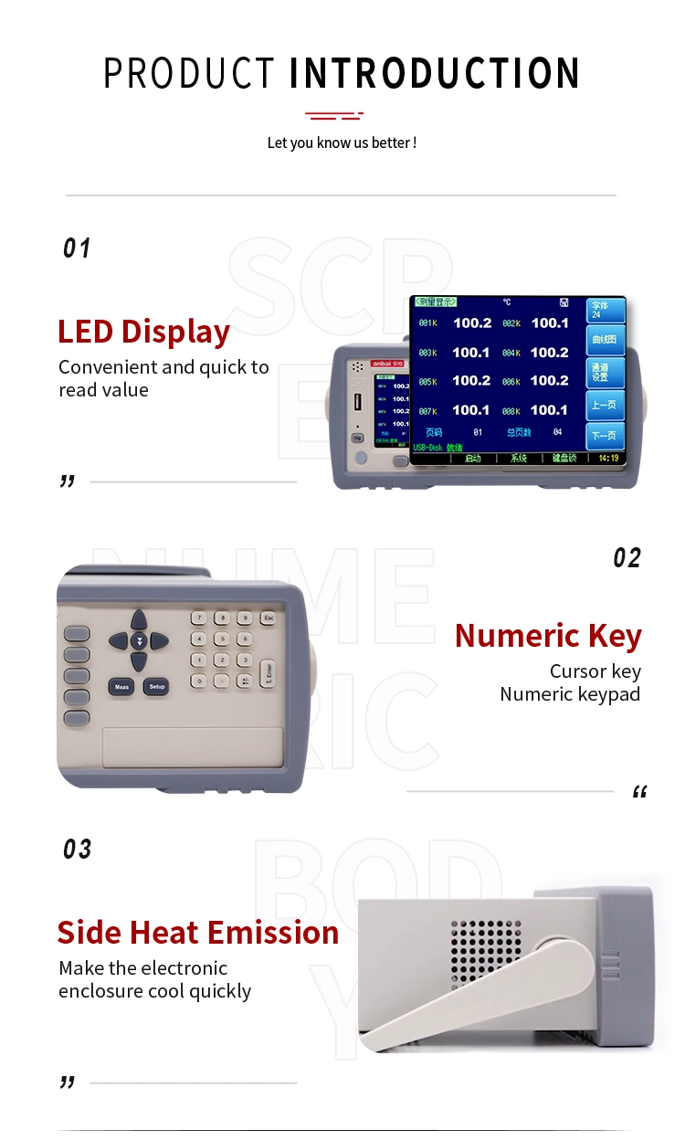 Multi Channels High Temperature Measuring Instruments At4508