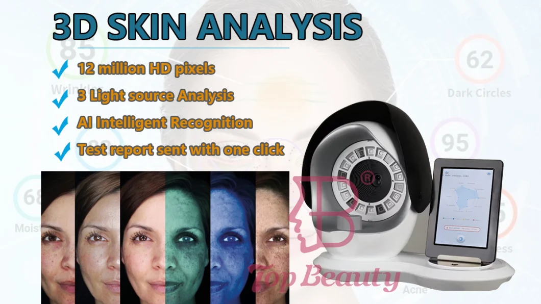 3D Skin Analyzer Face Analysis Machine Skin Analysis Machine