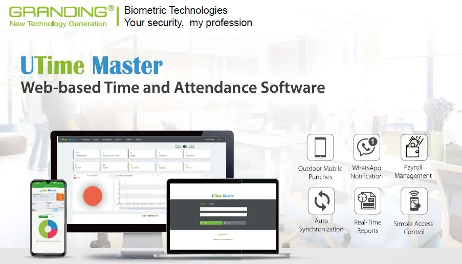 Web Based Attendance Management Software with New API to Create Customized Solutions (UTime Master)