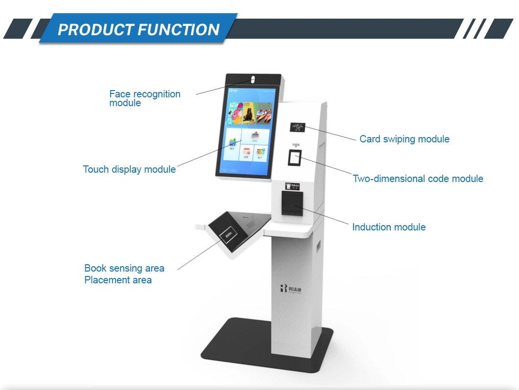 RFID Library Book Management Self Check out Library Book Return Machine