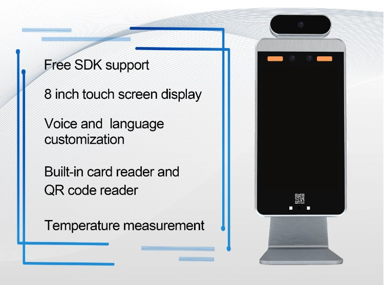 Face Recognition EU Health Qr Code Recognition and Temperature Detect