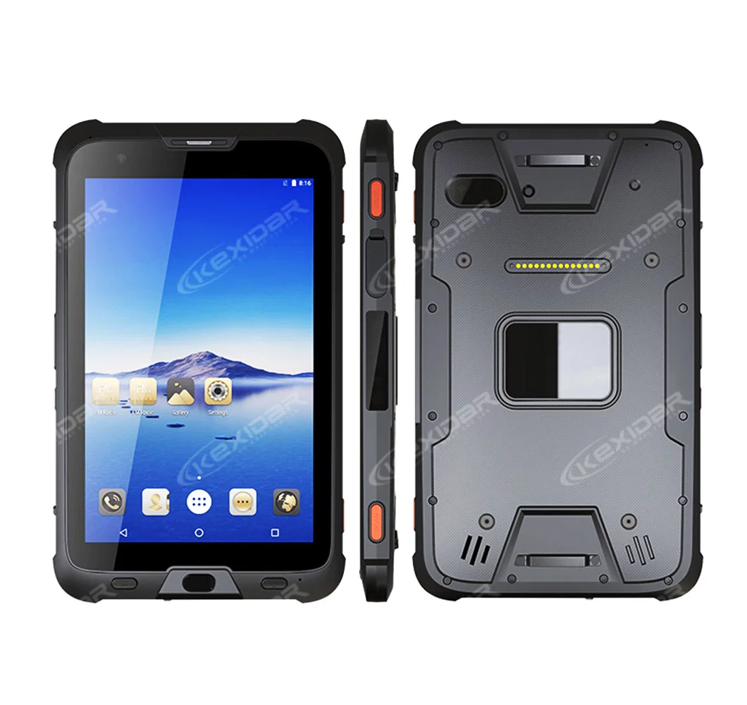 Professional Rugged Tri-Proof IP67 10.1 Inch Android 4G Tablets with Mt6762 Octa-Core CPU, Dual SIM Card, NFC, Bt, Fingerprint, WiFi, Government, Police Use