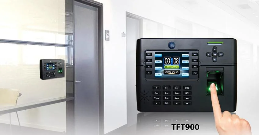 Built-in Backup Battery TCP/IP Optional 3G Fingerprint Biometric Attendance Machine (TFT900/3G)