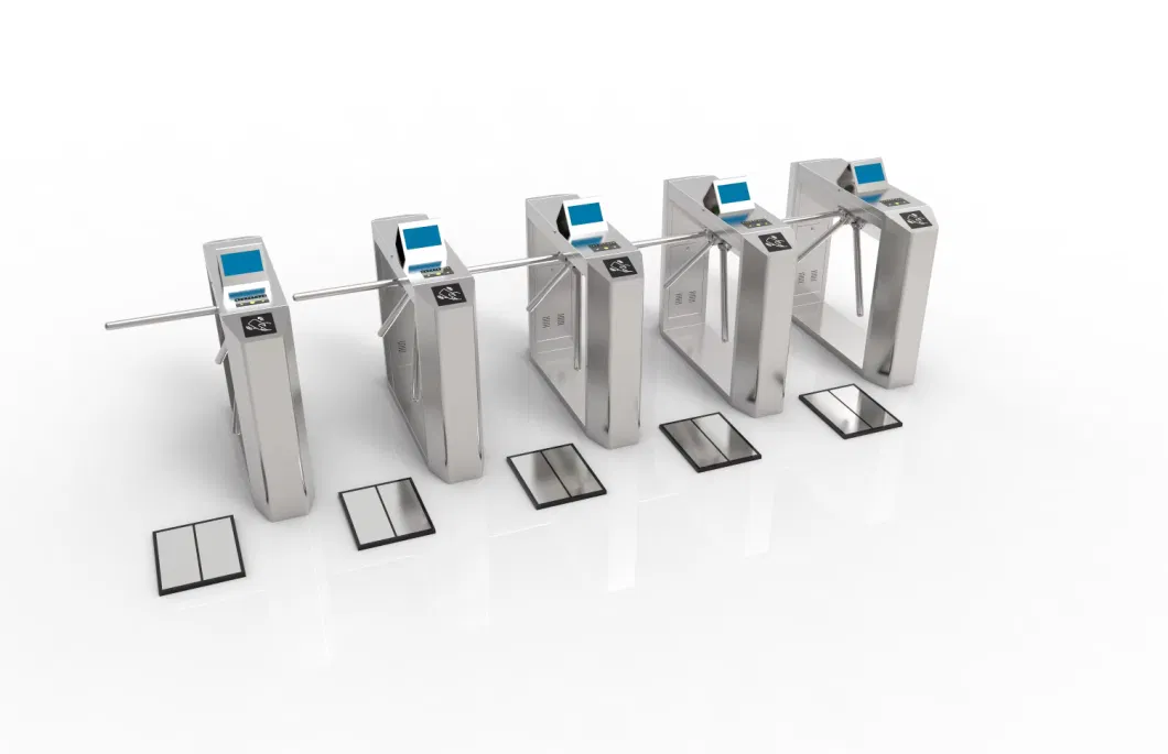 ESD Tripod Turnstile Gate with Face Recognition Machine