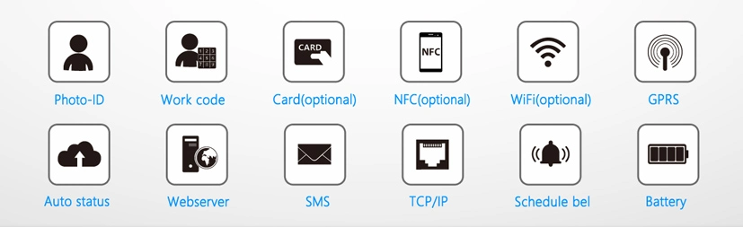 wireless WiFi Time Attendnace and Access Control Device