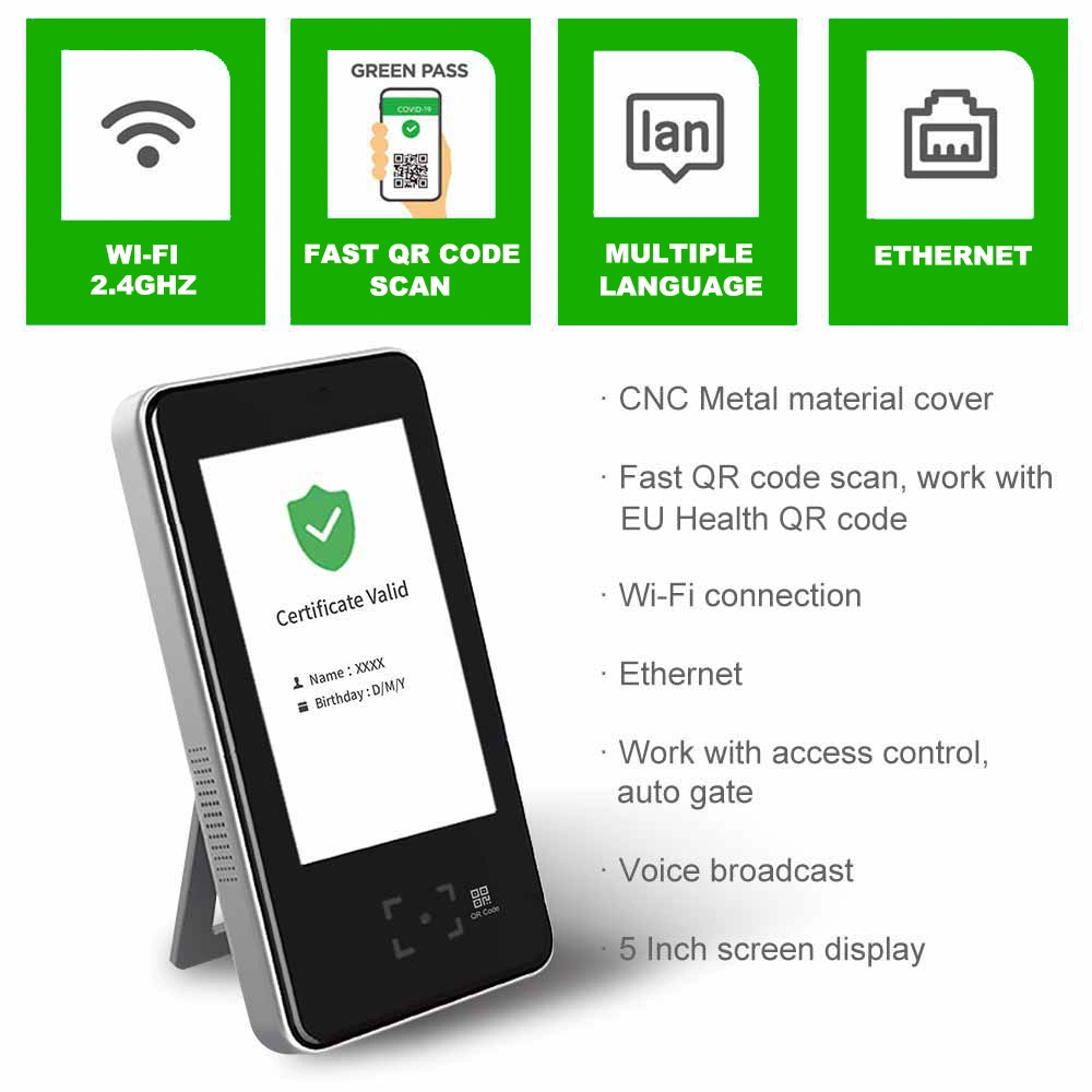 Portable WiFi Wireless European Available Qr Code Scanner