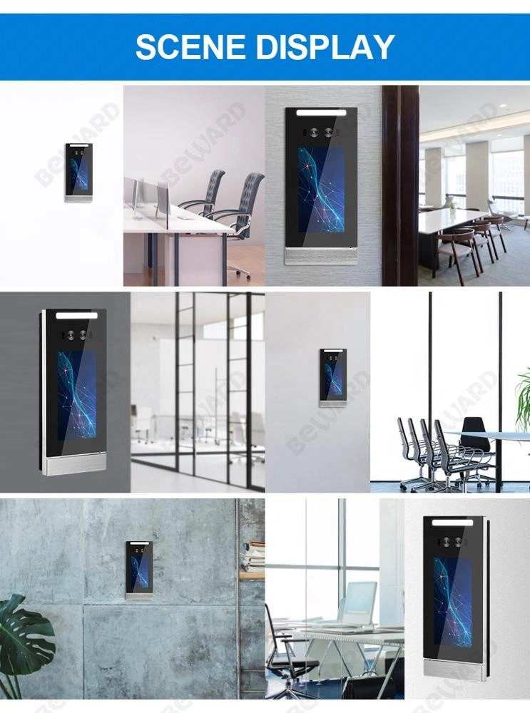 Wireless/ Wired 5 Inch Door Sensor Facial Recognition Access Control System