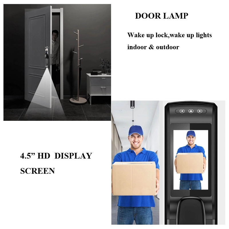 3D Face Recognition Fingerprint Password Smart Lock