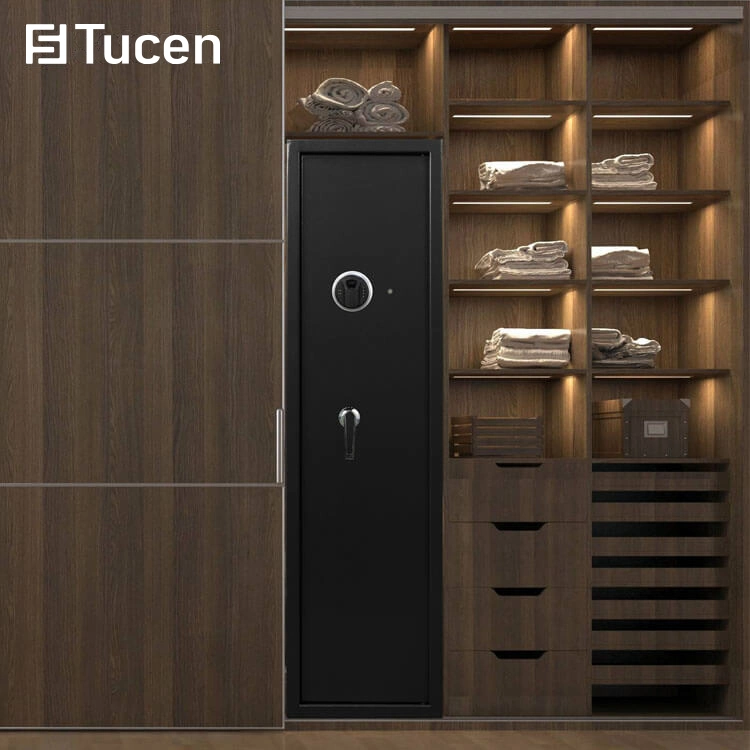 Tucen Home Hidden Gun Cabinet Gun Safe Rifle Storage Safe Box