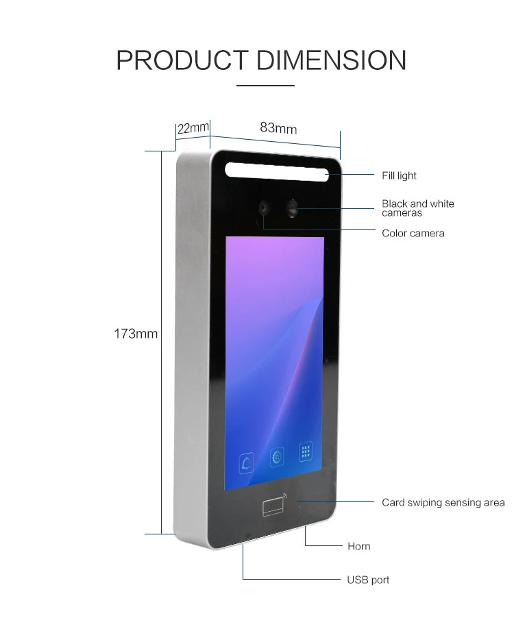 Reliable High Quality Fd05 Face Recognition Access Keypad for Automatic Sliding Door