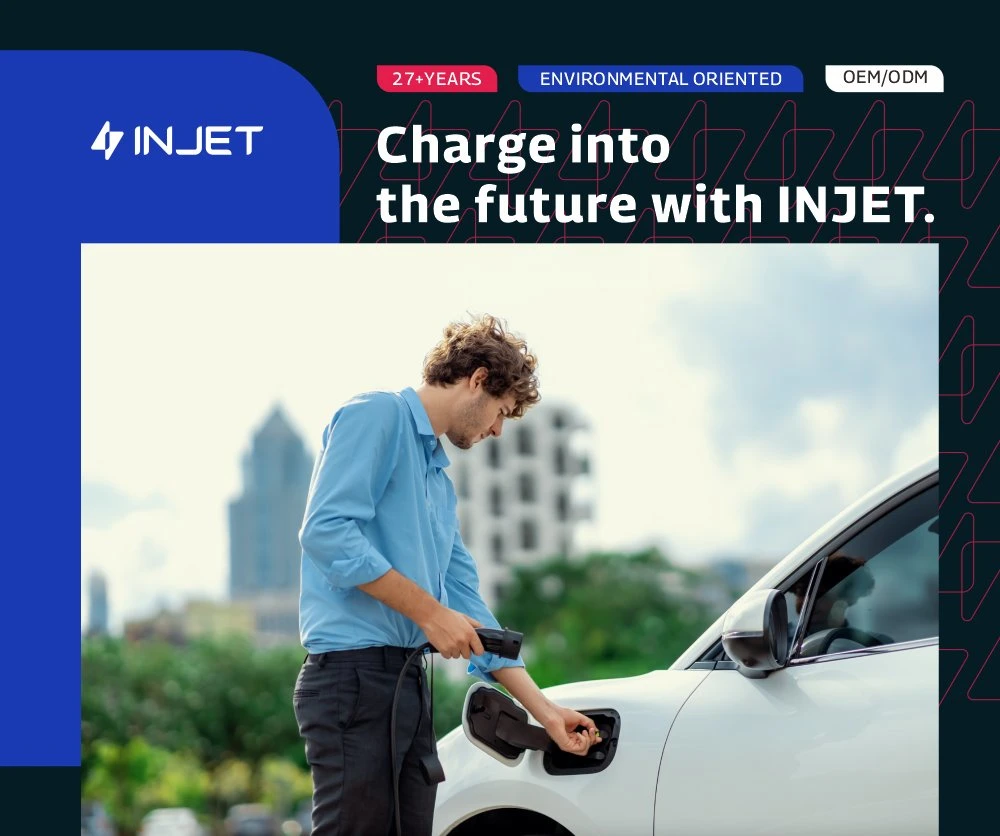 Injet EV Car Charger 7kw 32A RFID AC Single Phase Electric Vehicle Charging Station Card Reading Electric Car Charging Station