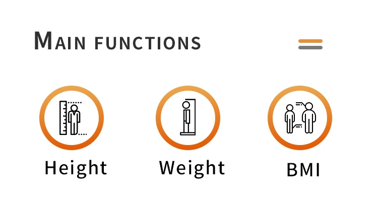 Body Measurement Machine BMI Height Weight ID Card Identification