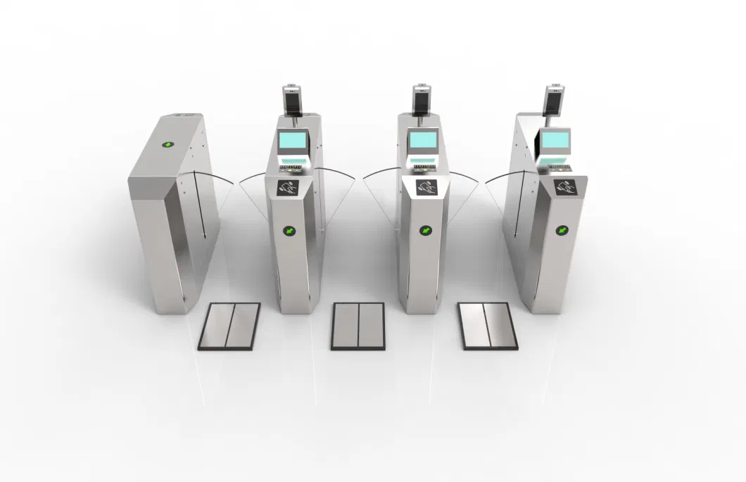 Turnstile Biometrics Access Control Gate Facial Recognition Fingerprint Entry Gates Flap Barrier