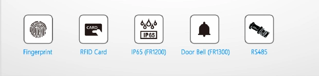 Small-Sized Waterproof IP65 Biometric Fingerprint Reader (FR1200)