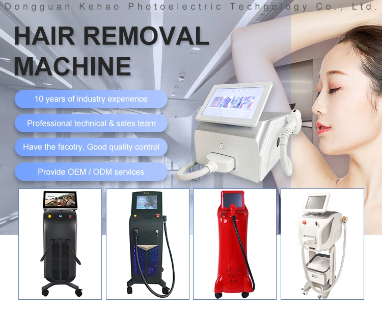 2022 CE Authentication New Design Diode Laser 755 808 1064 Diode Laser Hair Removal Machine 808nm Hair Removal Machine