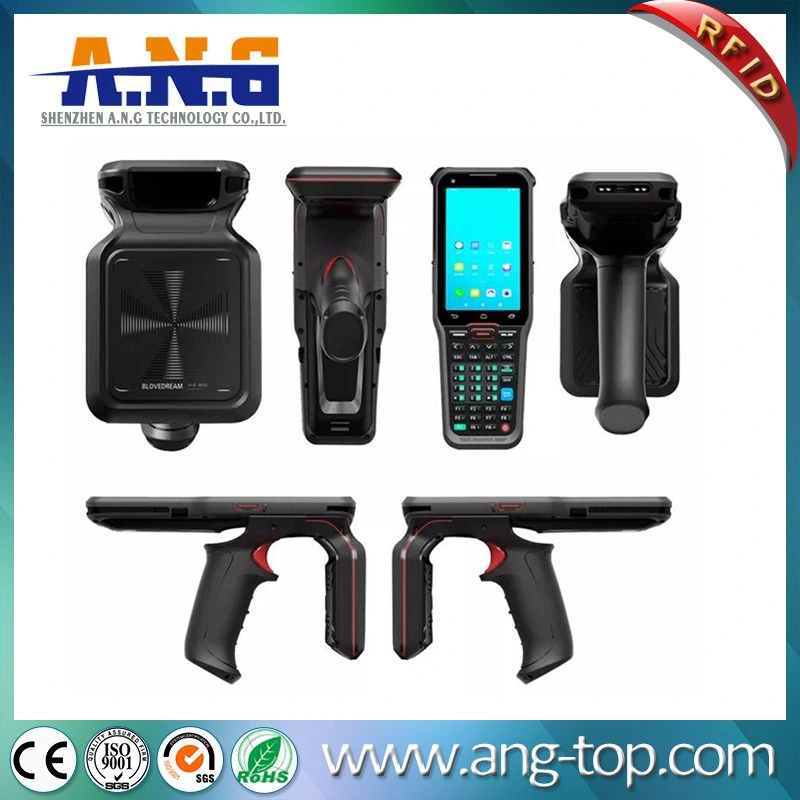 Android 10.0 PDA RFID UHF Reader Handheld POS Terminal Industrial Grade Rugged Barcode Scanner