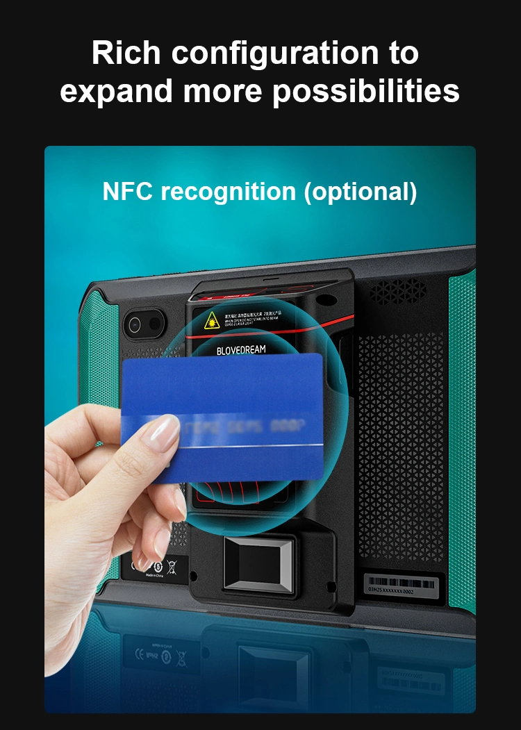 Android 13.0 Rugged Tablet Suport 1d/2D Scanning /NFC/UHF/Fingerprint