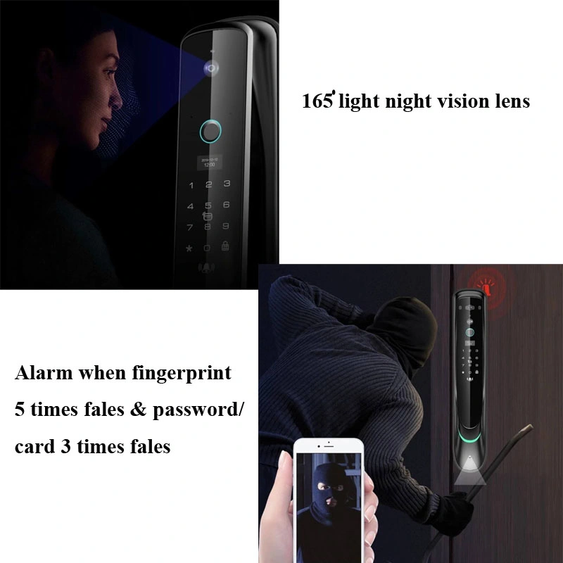 3D Face Recognition Fingerprint Password Smart Lock