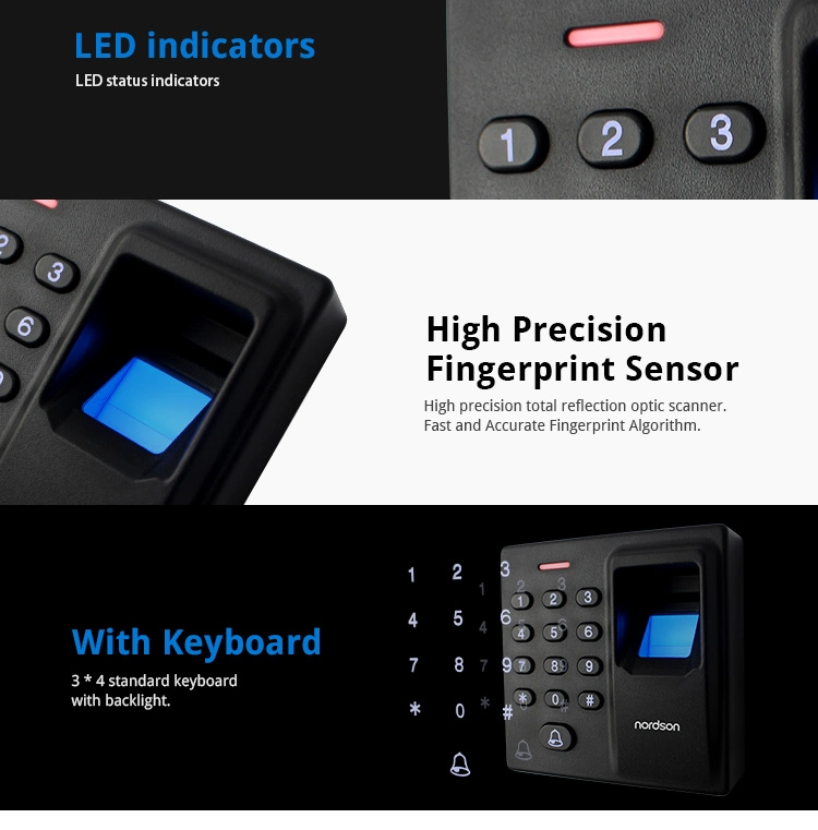 Standalone Biometric Reader Biometric Machine with Weigand 26/34