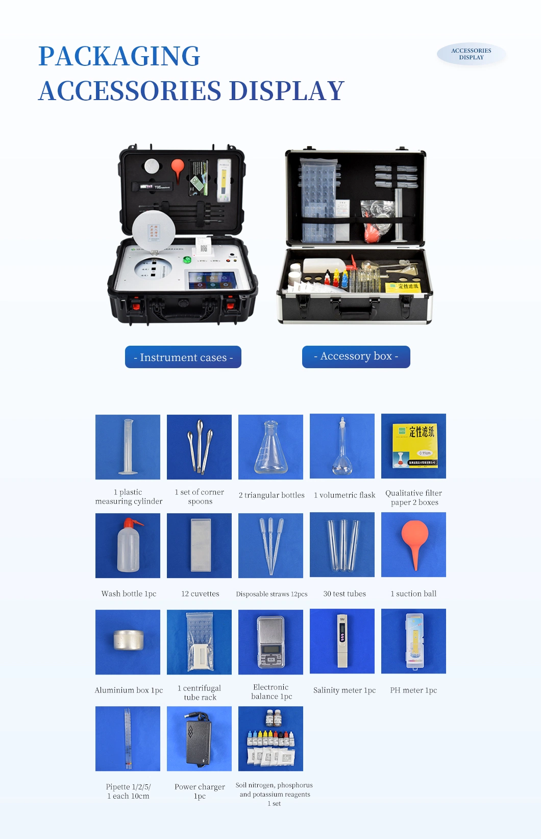 Soil Nutrient Kit Testing Equipment Tester Analyzer Test Detector Meter Measuring Analyser Machine