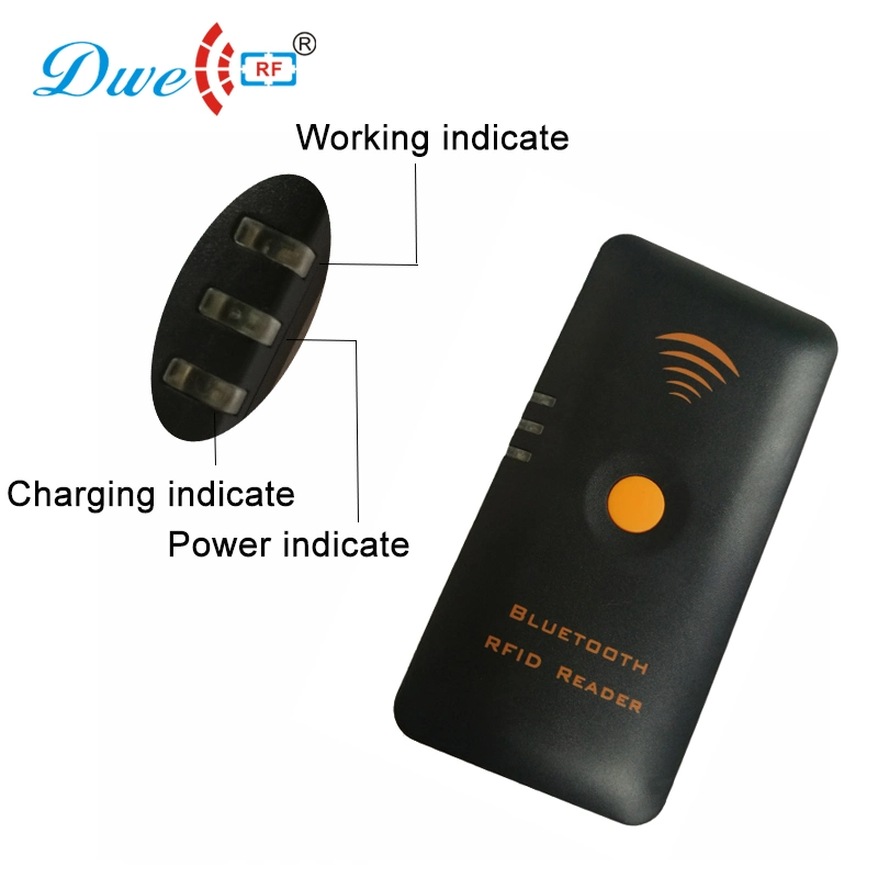 3.7V Integrated Handheld UHF RFID Bluetooth Readers and Writer for Android Access Control System