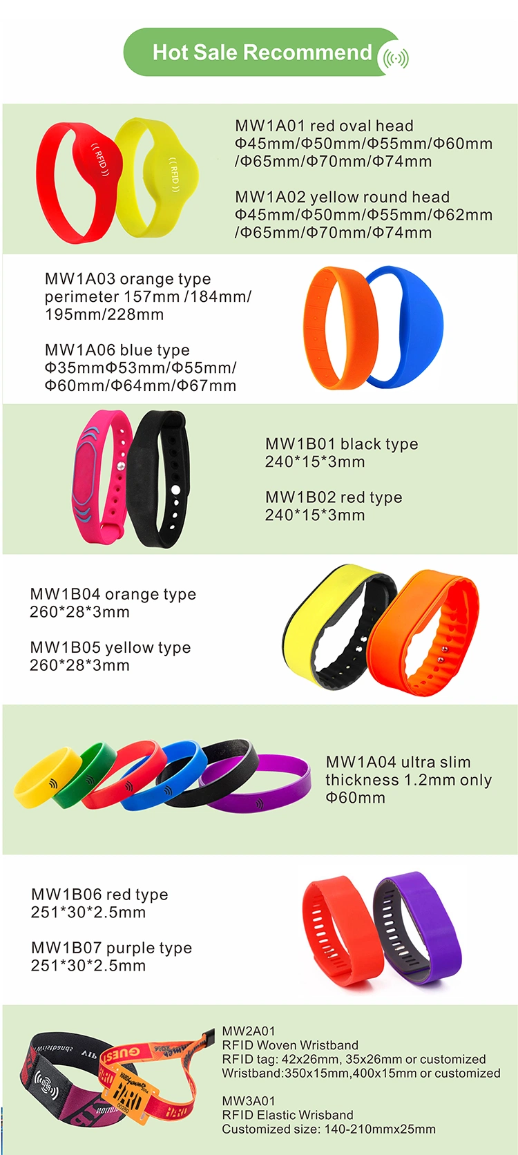 Custom Logo Silicone Wristbands Plastic Smart Read Write RFID NFC Festival Sports Fitness Adjustment Silicone Wristbands