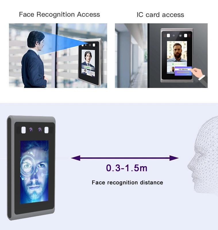 4.3 Inch Touch Screen Face Detection Reader