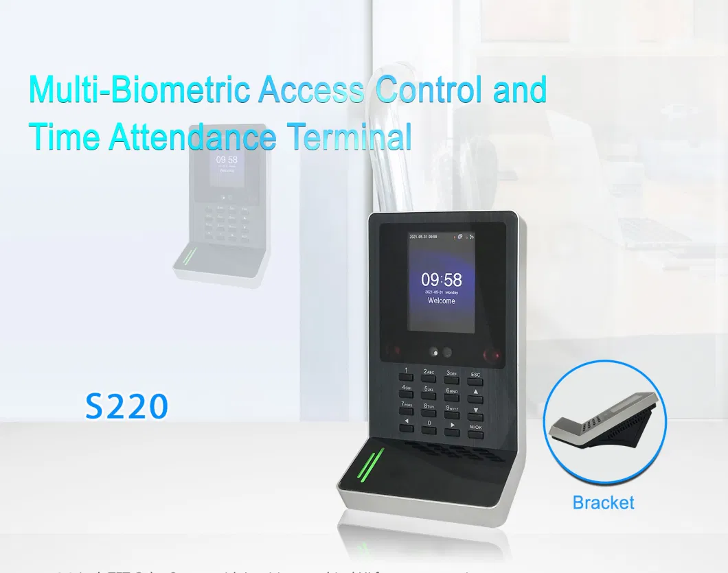 Webserver Cloud Software Linux System RFID Card &amp; Face Recognition Device Biometric Time Attendance Machine