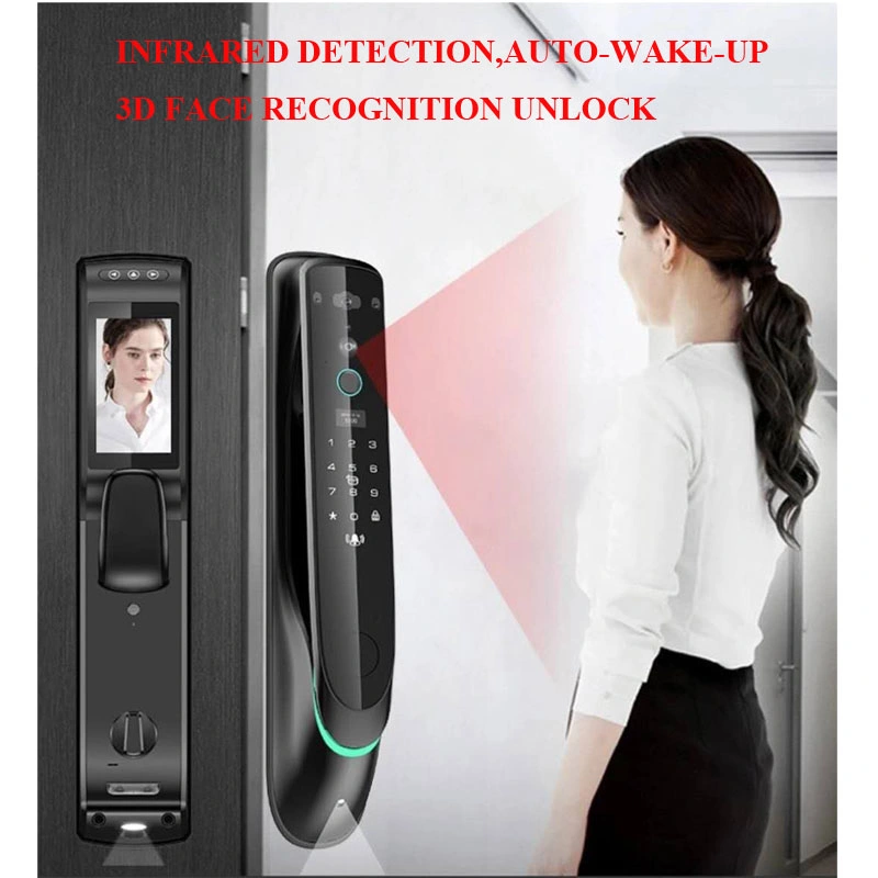 3D Face Recognition Fingerprint Password Smart Lock