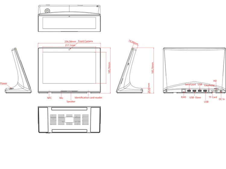 Customer Feedback 10 Points Touch Camera Poe Android Tablet 10 Inch Android 8.1 PC Evaluator Tablet Device with RJ45