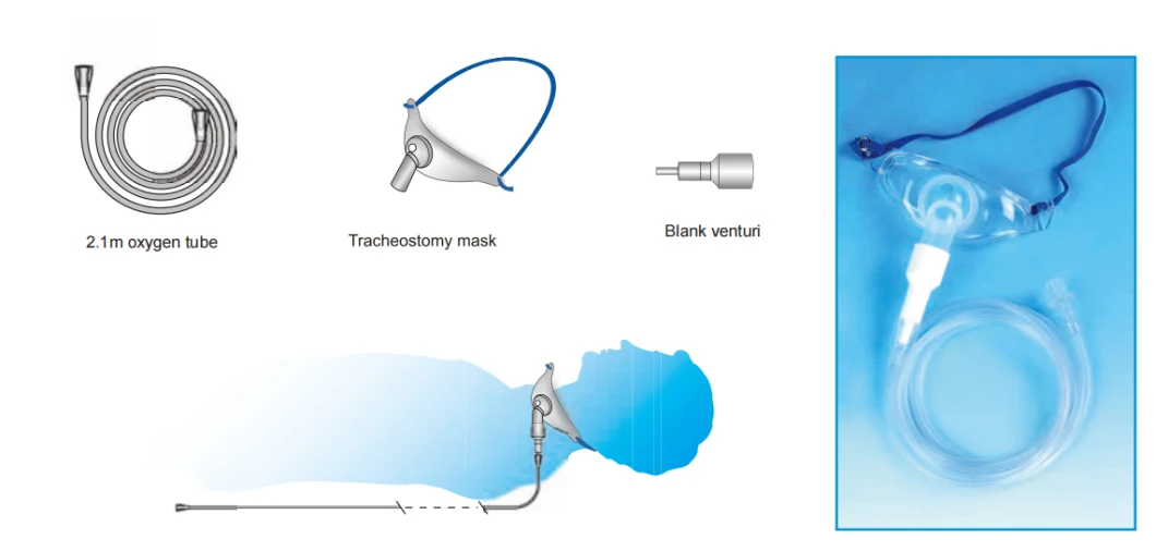 Medical Adult Tracheostomy Oxygen Mask