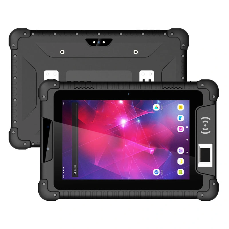 IP65 Waterproof Industrial NFC Android Rugged Tablet with Fingerprint Reader