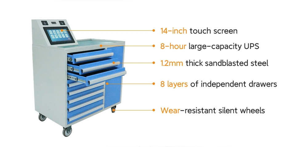 Vanma Multi-Factor Authentication Anti-Pry Design Surprises at Every Turn Tool Management Trolley