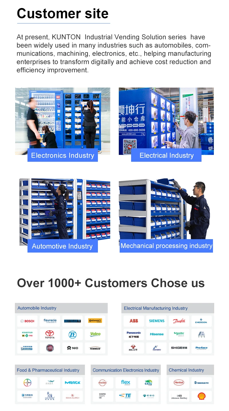 Fastener &amp; Mro Management Automatic Vending Machine with RFID