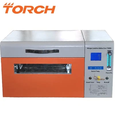 2023 Torch Small Desktop Nitrogen SMT Reflow Oven T200n+ with Real-Time Online Temperature Measurement Function