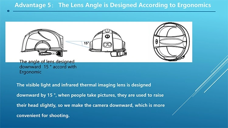 Safety Helmet Helmet Thermal Imaging Face Recognize