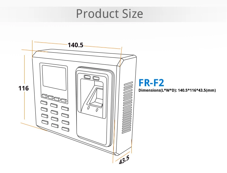 Fingerprint Reader Scanner Door Access Control System Network RFID Biometric Fingerprint Time Attendance with Free Sdk