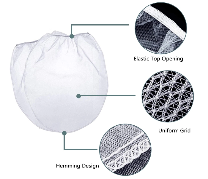 1 2 5 Gallon Elastic Opening Paint Strainer Filter Bags with Fine Nylon Mesh