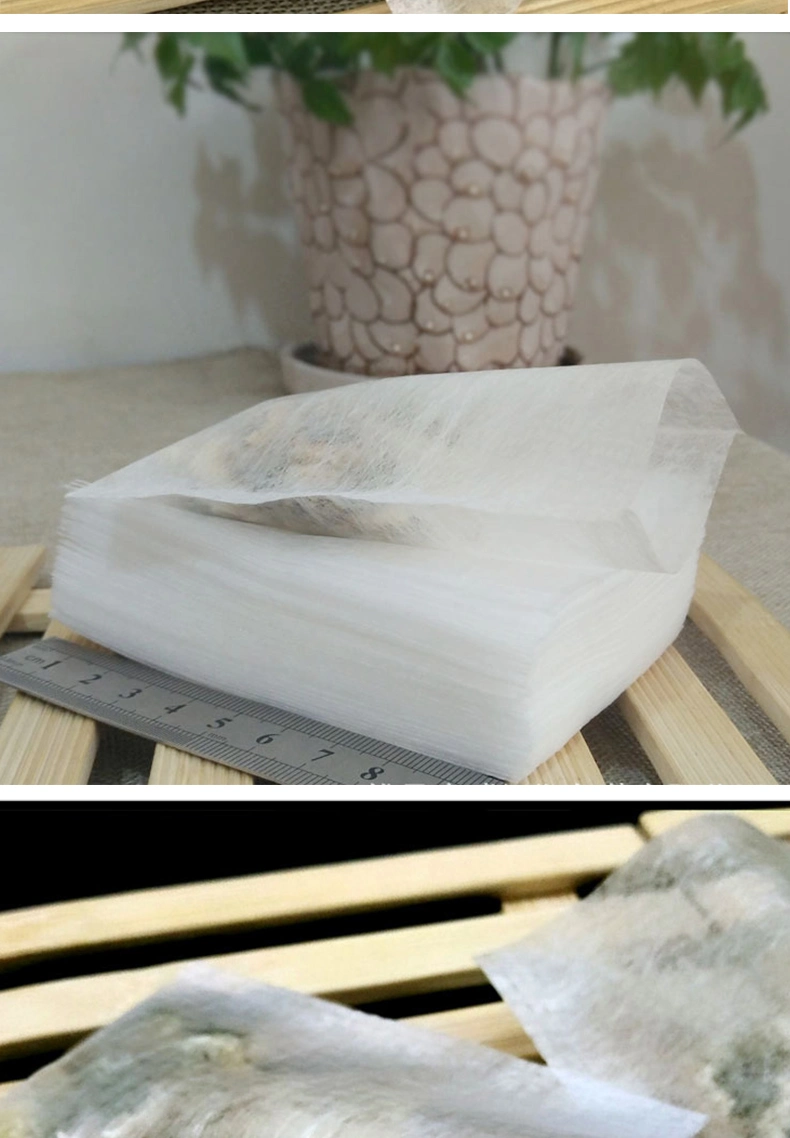 Custom Disposable Biodegradable PLA Corn Fiber Semi-Transparant Coffee Filters (45 X 110mm) , Used for Herbal Tea Plant Powder