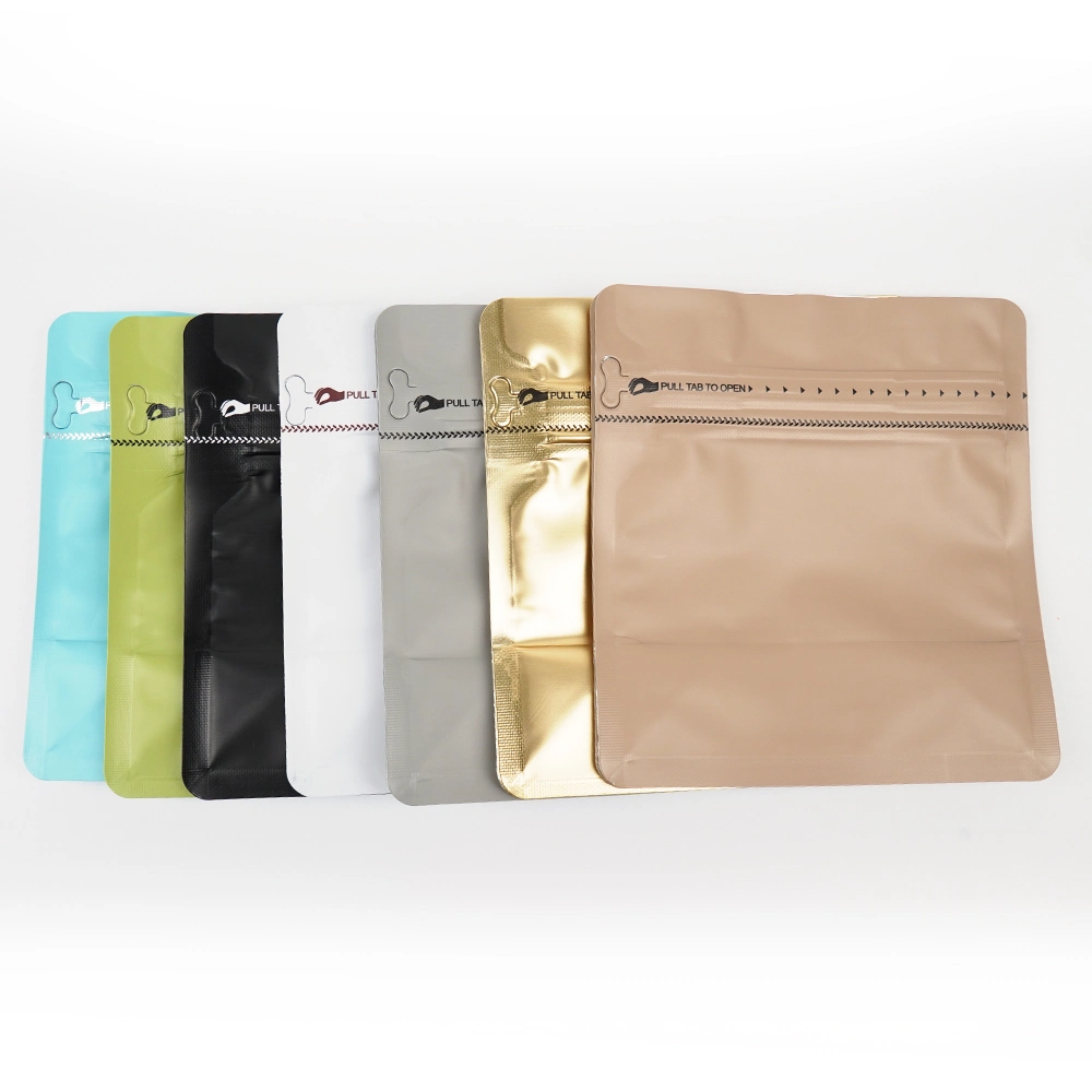 Custom Printed 250g Cafe Empty Coffee Bean Tea Packaging Pouch Flat Box Bottom Coffee Bag with Valve and Zipper Bag