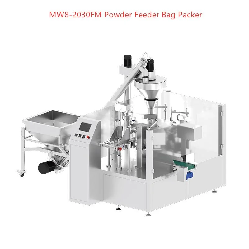 Automatic Multi Line Side Sealing Bag Granule Powder Sachet Tea Ginger Turmeric Powder Zipper Bag Packaging Filling Pack Sealing Wrapping Packing Machine